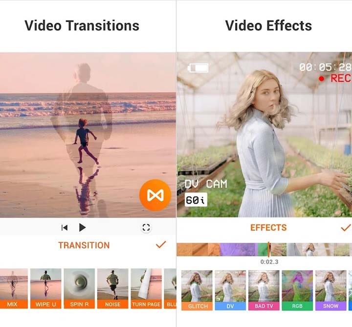 All Effects and Filters on YouCut MOD APK
