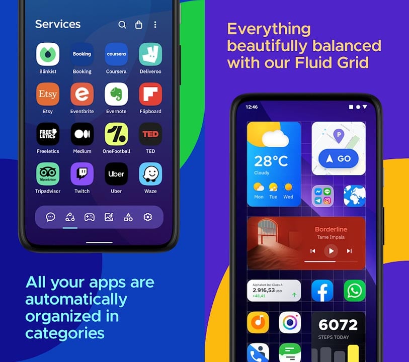Adaptive Icons and Widgets in Smart Launcher 6 APK